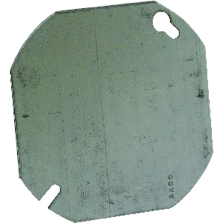 Raco Box Cover, Junction Box Type, Steel, Flat, Blank Cover Type 8722-5